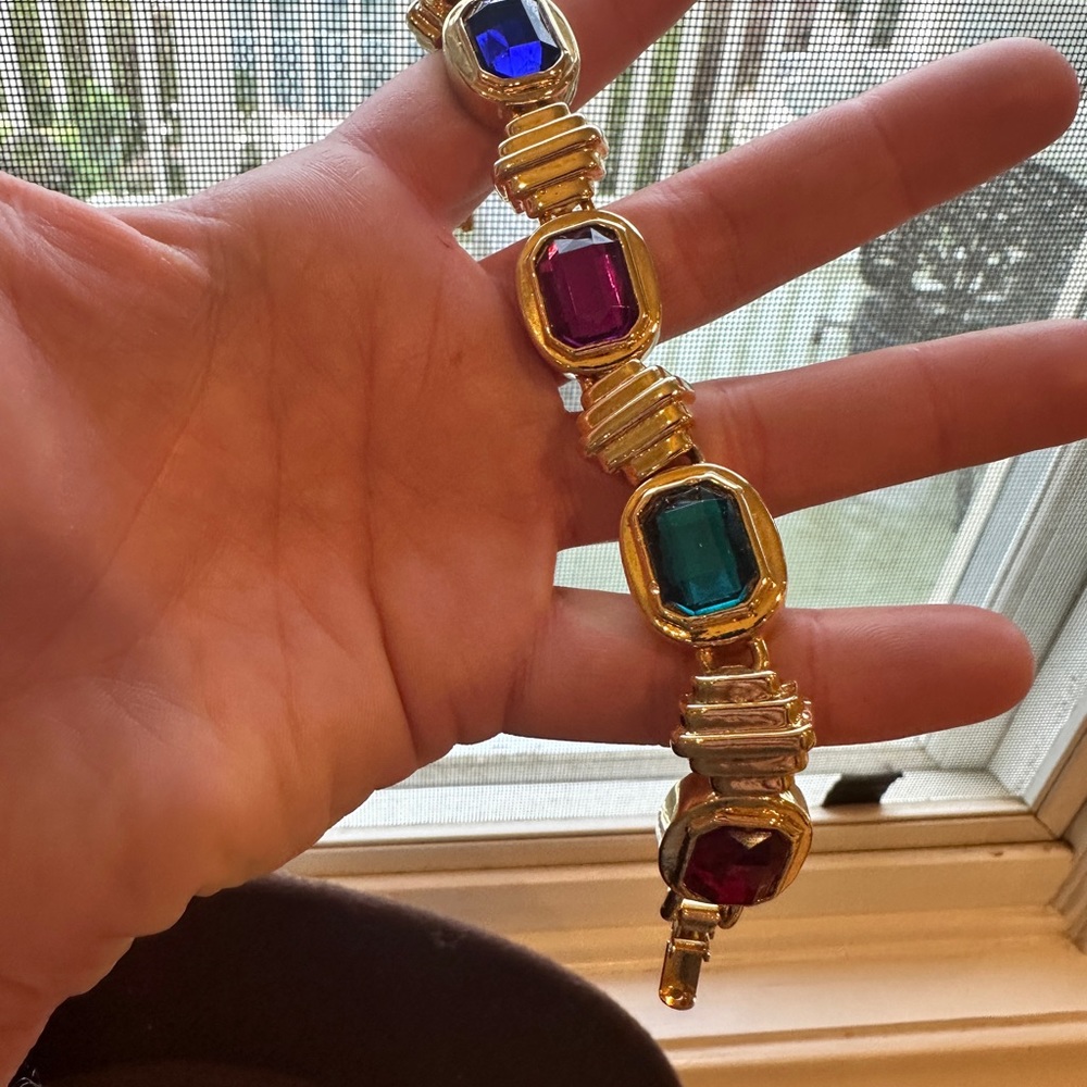 Vintage Avon style statement bracelet